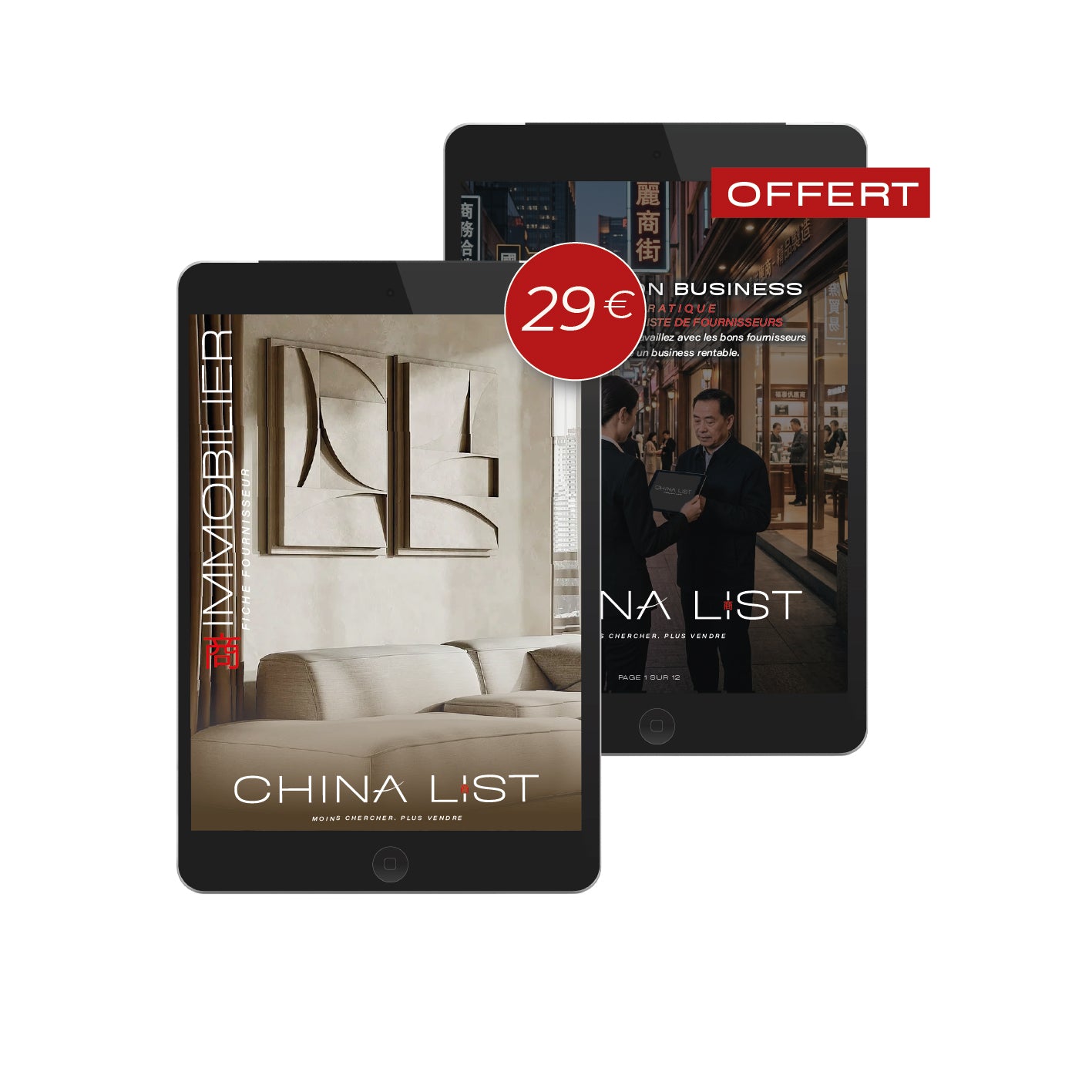 Liste de fournisseurs - Mobiliers